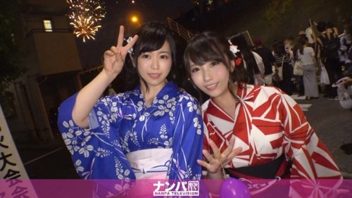 花火大会浴衣ナンパ：巨乳少女潮吹き乱発、浴衣オープン絶頂セックス