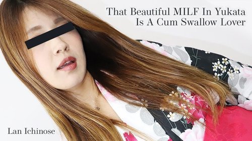 Ran Ichinose: Wanita Matang Cantik Berkimono Suka Menelan - Tanpa Tapisan