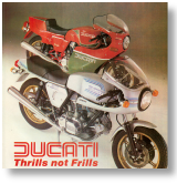 Ducati 900ss and Mike Hailwood replica